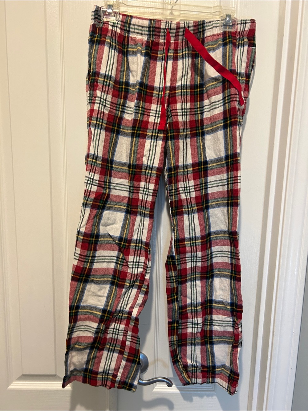Old Navy Red White Plaid Pajama Pants